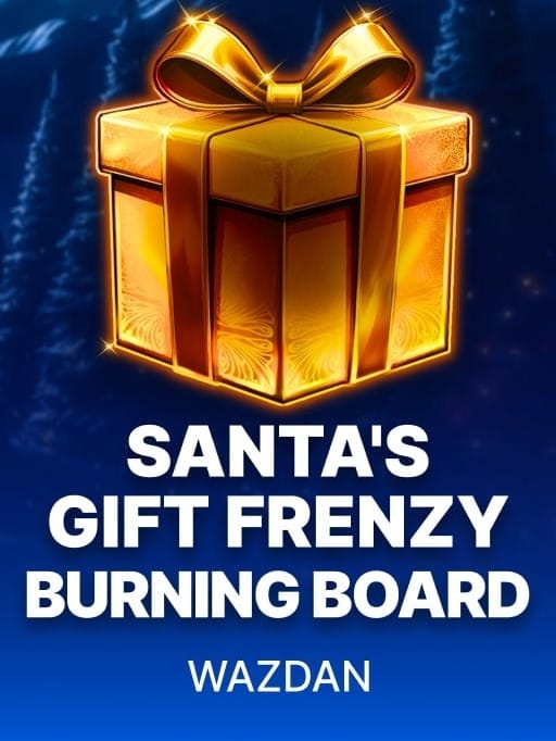 Santa's Gift Frenzy Burning Board game art